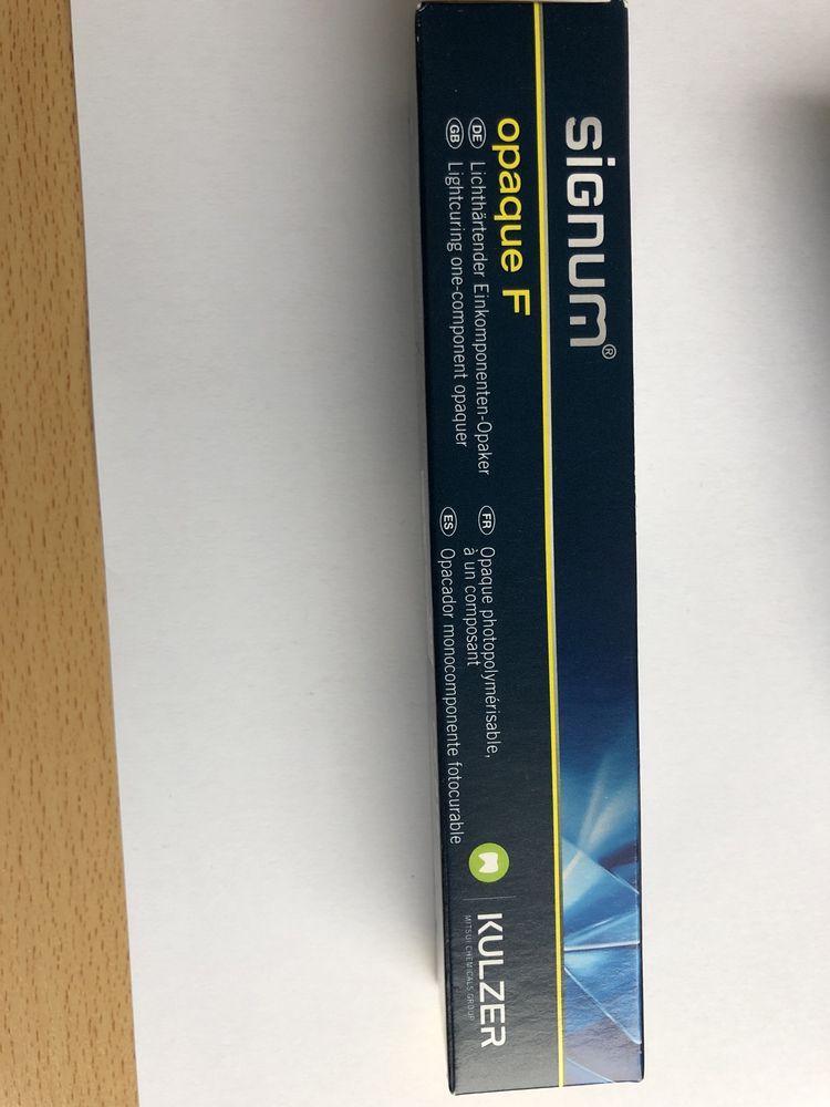 Kit de opacos da Heraeus Kulzer para protese/dentaria