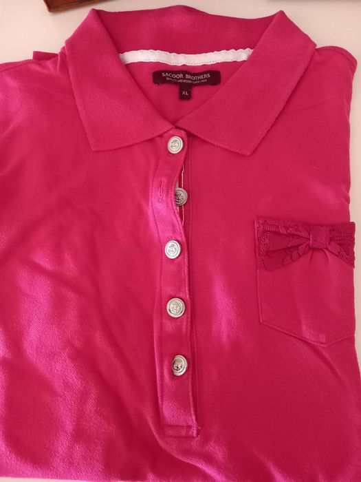3 Blusas polos Sacoor Brothers, originais, XL,  senhora