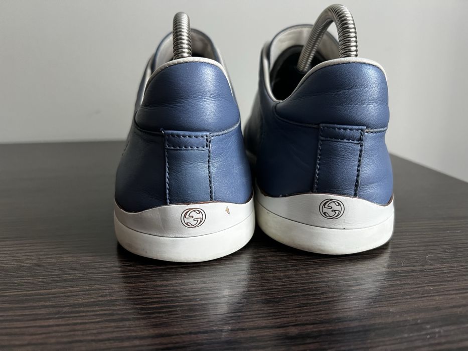 Кеди Gucci Mens Leather Running New Authentic (329843) Роз 42 на 27 см