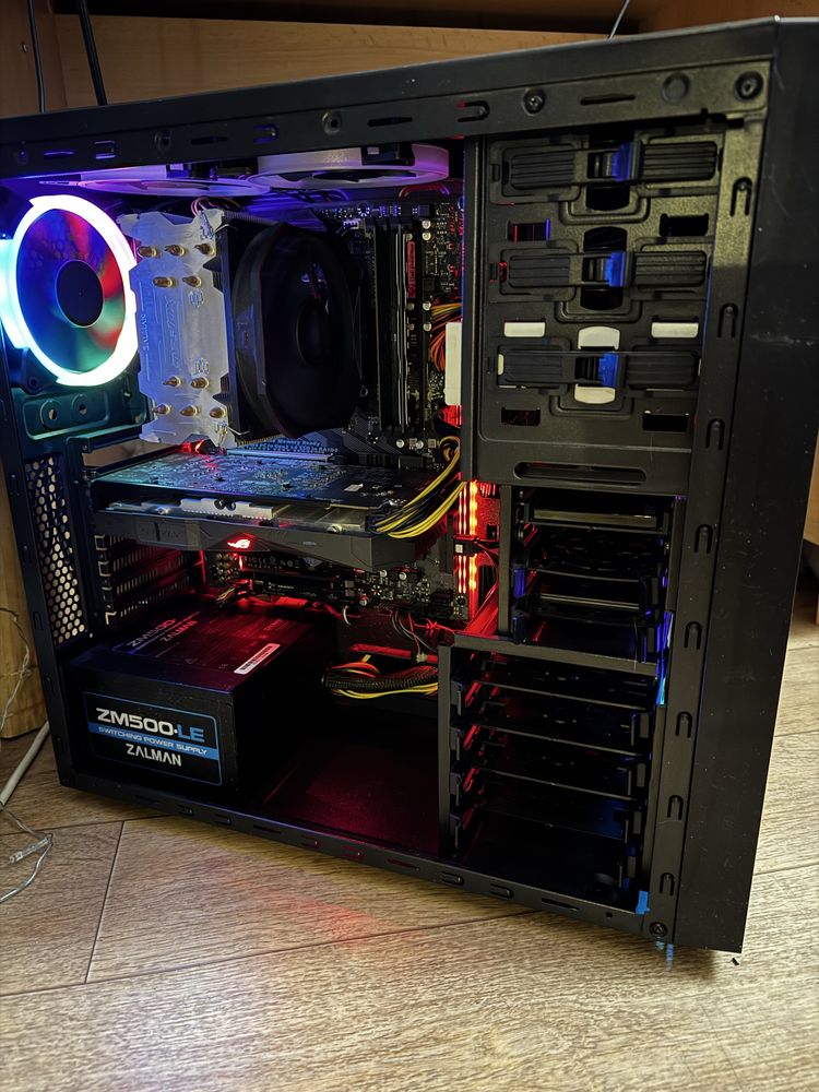 Продам ПК i5-6600k/16 озу/asus rx470/ ssd 480+120