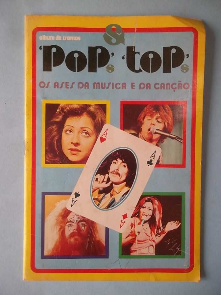 RARA CADERNETA DE CROMOS POPs & TOPs