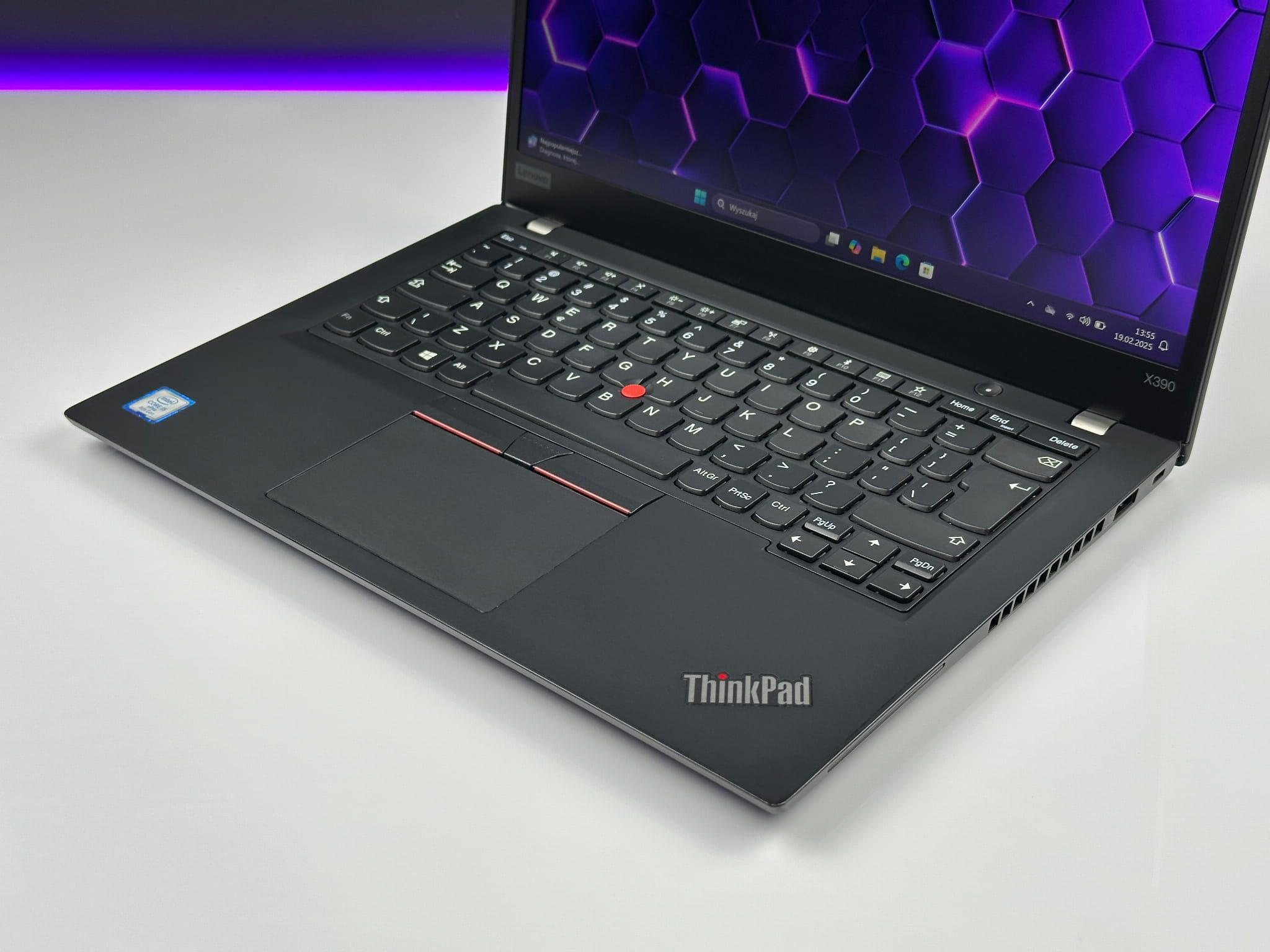 Laptop Lenovo ThinkPad X390 | i5-8365U / 8GB RAM / 512GB / FHD /gwar12