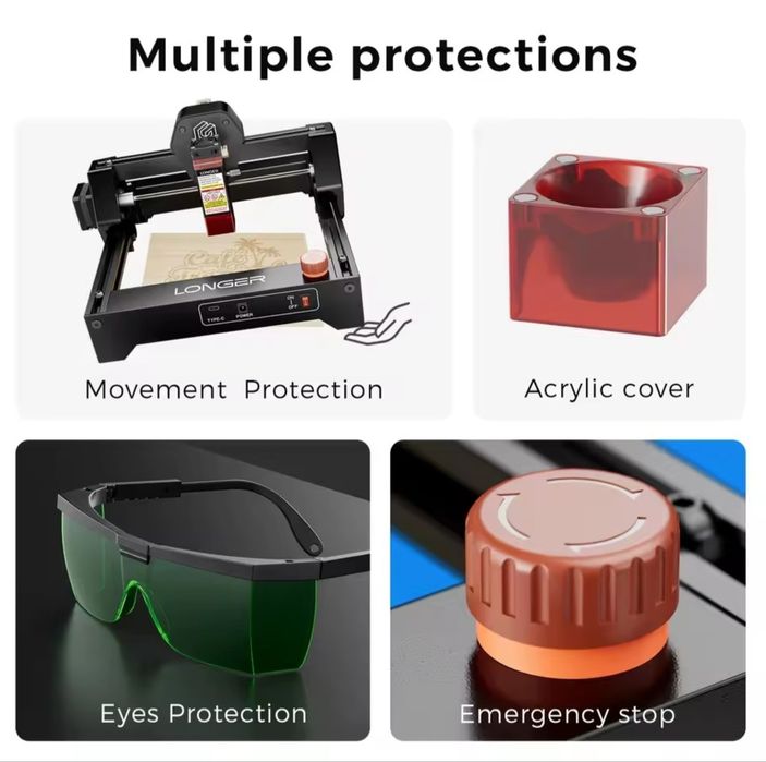 Gravadora laser Longer Ray 5 mini 2.5w nova