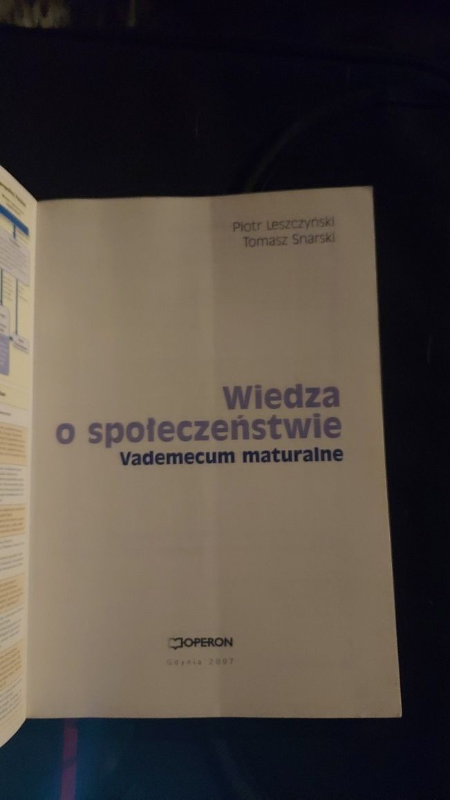Wiedza o społeczeństwie vademecum maturalne