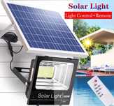 Lampa solarna 200w z panelem solarnym całoroczne oświetlenie