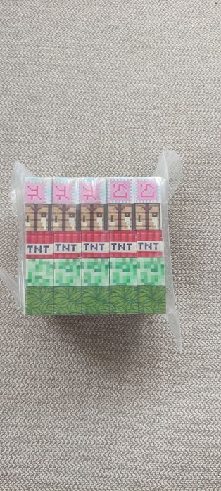 Magnetyczne Klocki Budowlane Minecraft Style 100sztStem Montessori DIY