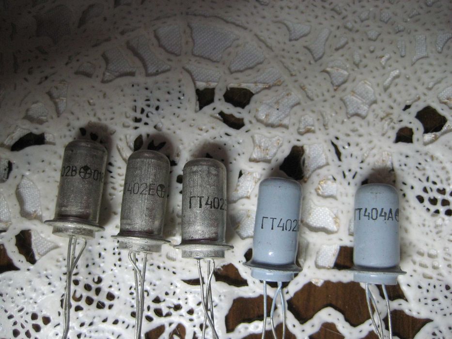 Транзисторы ГТ,МП.