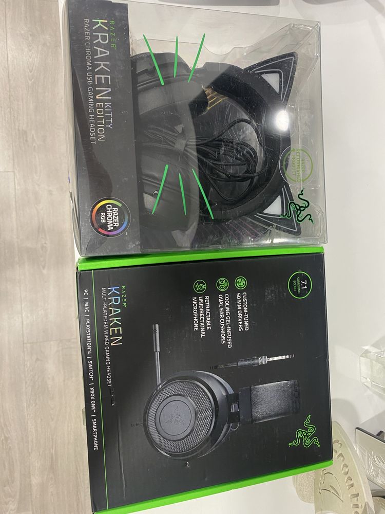 Ігрова гарнітураRazer Kraken Kitty, наушники razer kraken