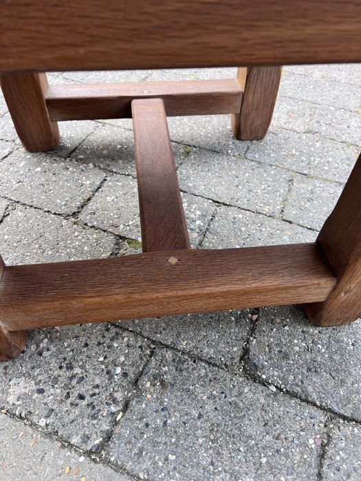 Stolik dębowy z szufladą