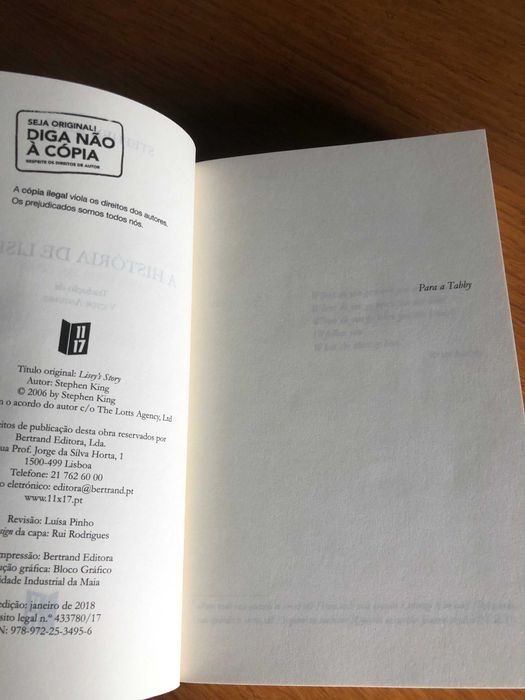 A história de LISEY     Stephen King