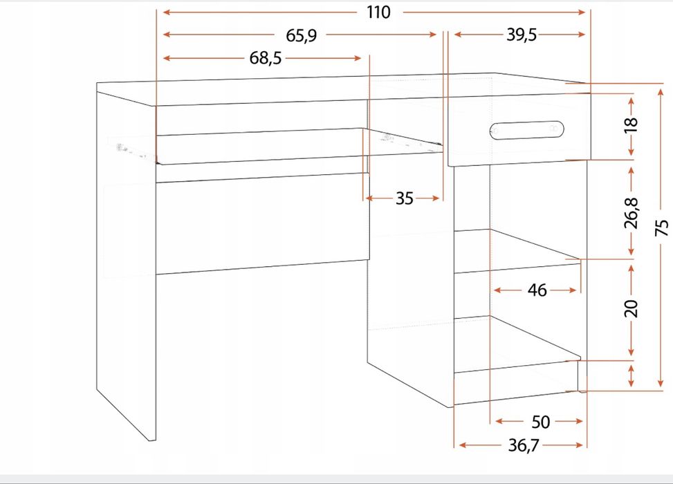 Zestaw mebli mlodzieżowych