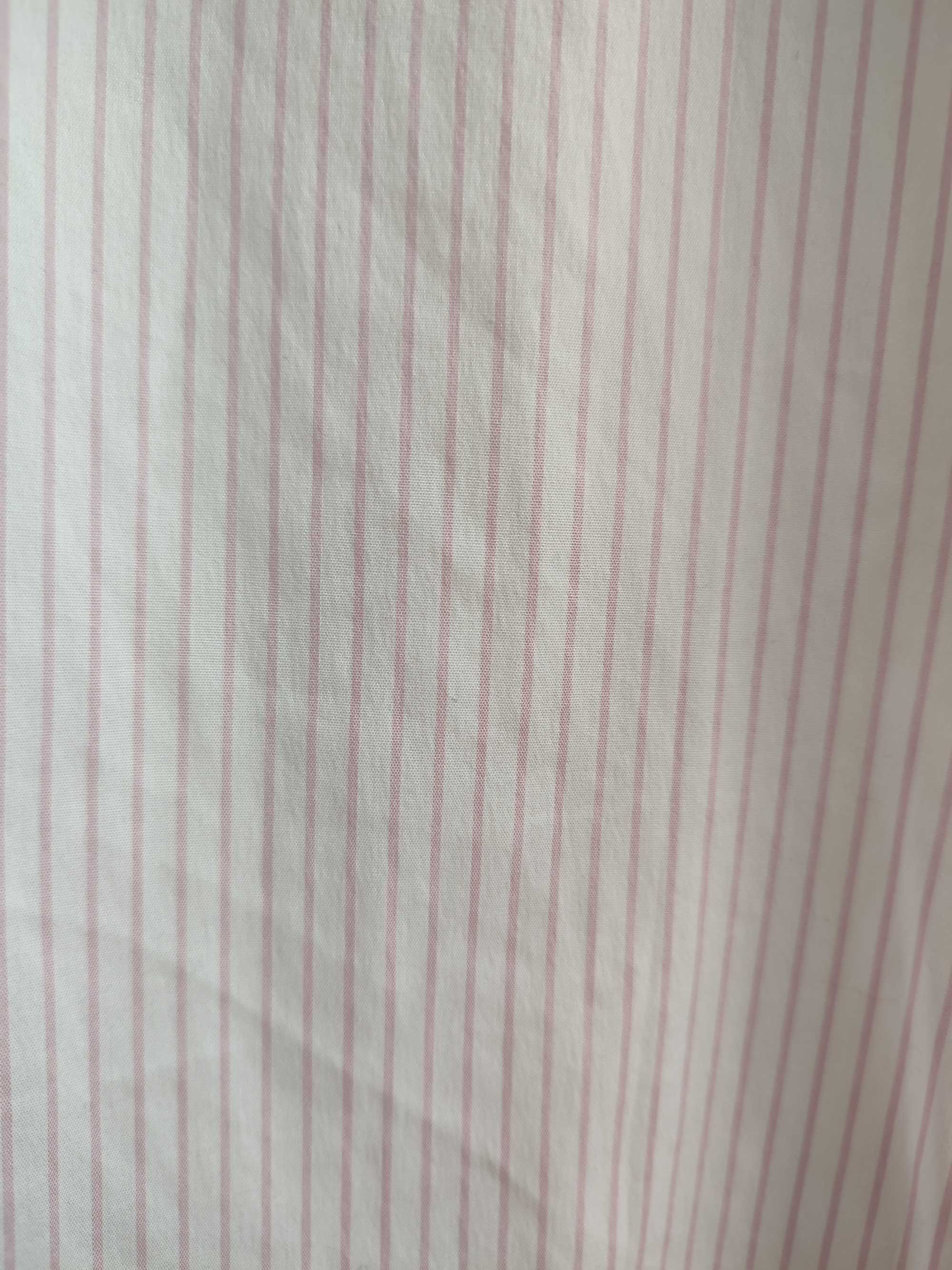 Biała koszula w różowe paski uniqlo rozm xs