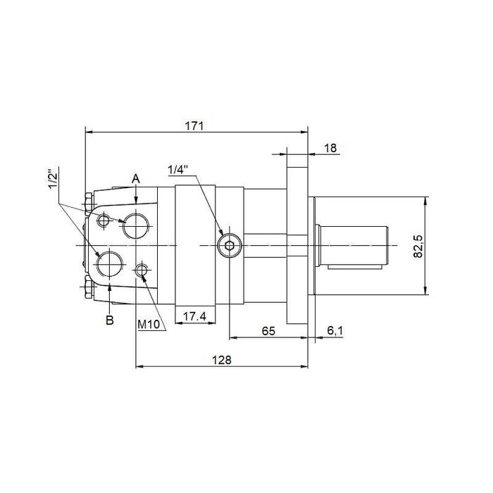 Przekładnia kątowo-walcowa do mieszania betonu w maszynach budowlanych