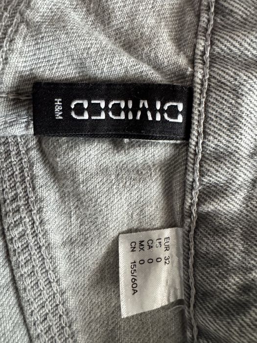 Jeansy szerokie cargo H&M 32