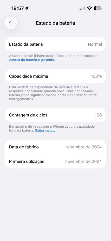 Iphone 16 128GB branco - Novo com garantia + 4 capas