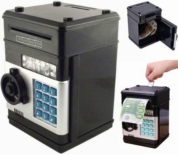 Электронная копилка Number Bank, сейф c кодовым замком