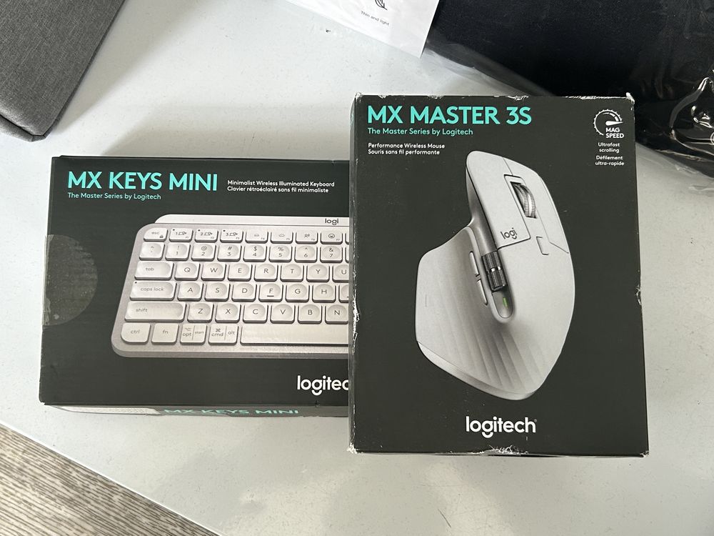 Безпровідна клавіатура + миша Logitech MX Keys Mini +Master 3S us ansi