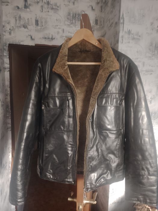 Дублёнка кожаная   в хорошем состоянии