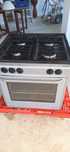 Placa e forno combinados a gás
