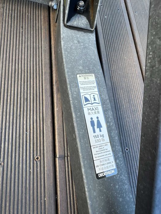 Estação de treino (training station), peso máximo 150 kg