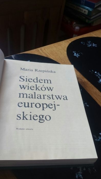 Siedem wieków malarstwa polskiego książka Maria Rzepinska wyd. czwarte