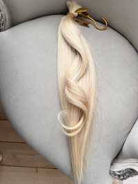 Wlosy slowianskie blond kolor 60/60 cm.