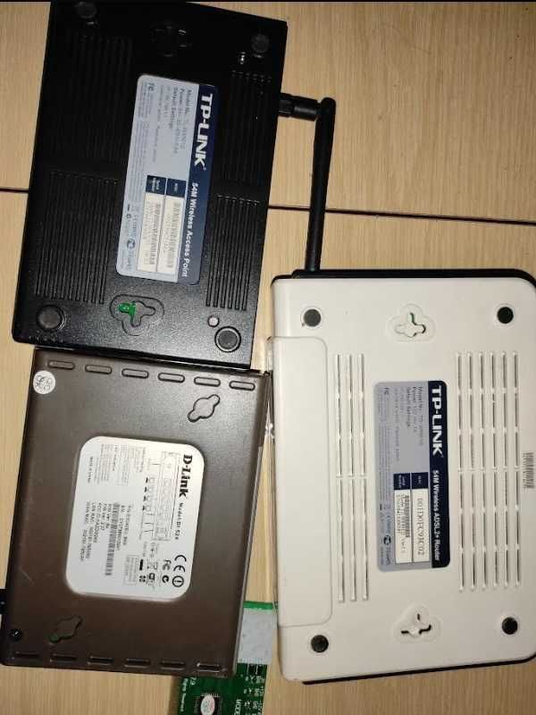 WiFi routery AP stare AirLive Belkin Platinet Dlink Microtik
