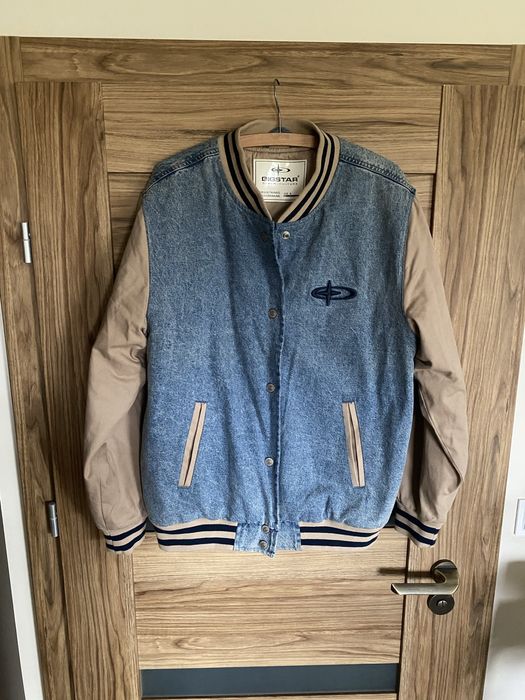 Kurtka Big Star oversize S damska bomberka ocieplana jeansowa