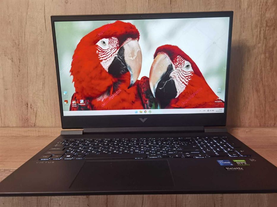 Заряженный игровой Hp Victus Intel I5 12450H 4.40gh 15.6"144 Hz FHD