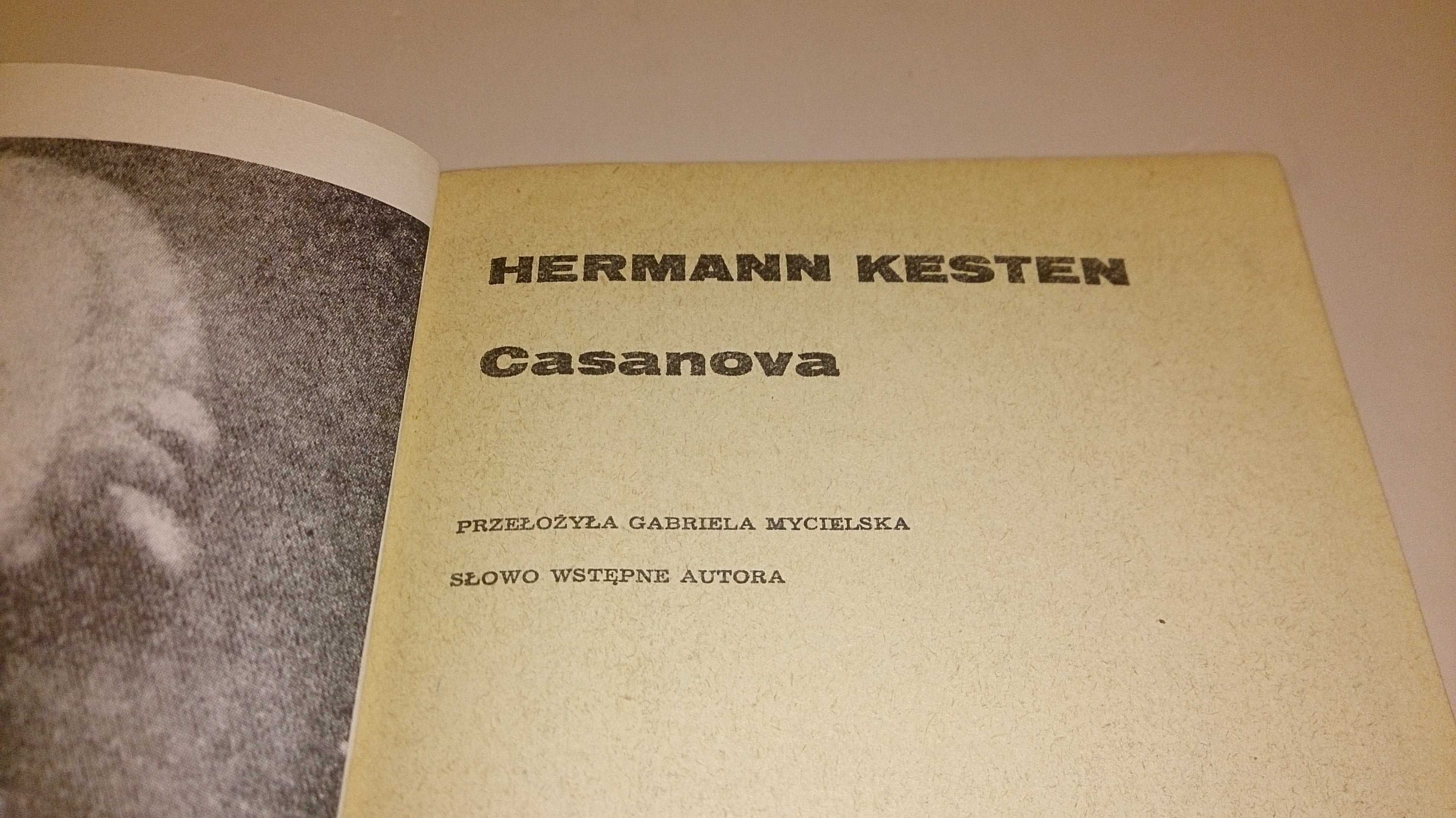 Hermann Kesten „Casanova”, Wydawnictwo Literackie, 1975 (Książka)