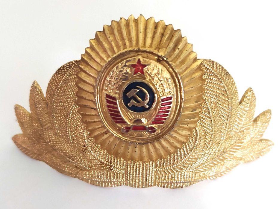 Odznaka ZSRR Kokarda Milicji Radzieckiej Insygnia na Czapkę 1969 r