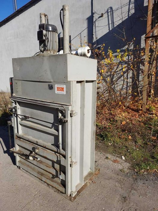 Belownica prasa do foli kartonu makulatury odpadów śmieci papieru HSM