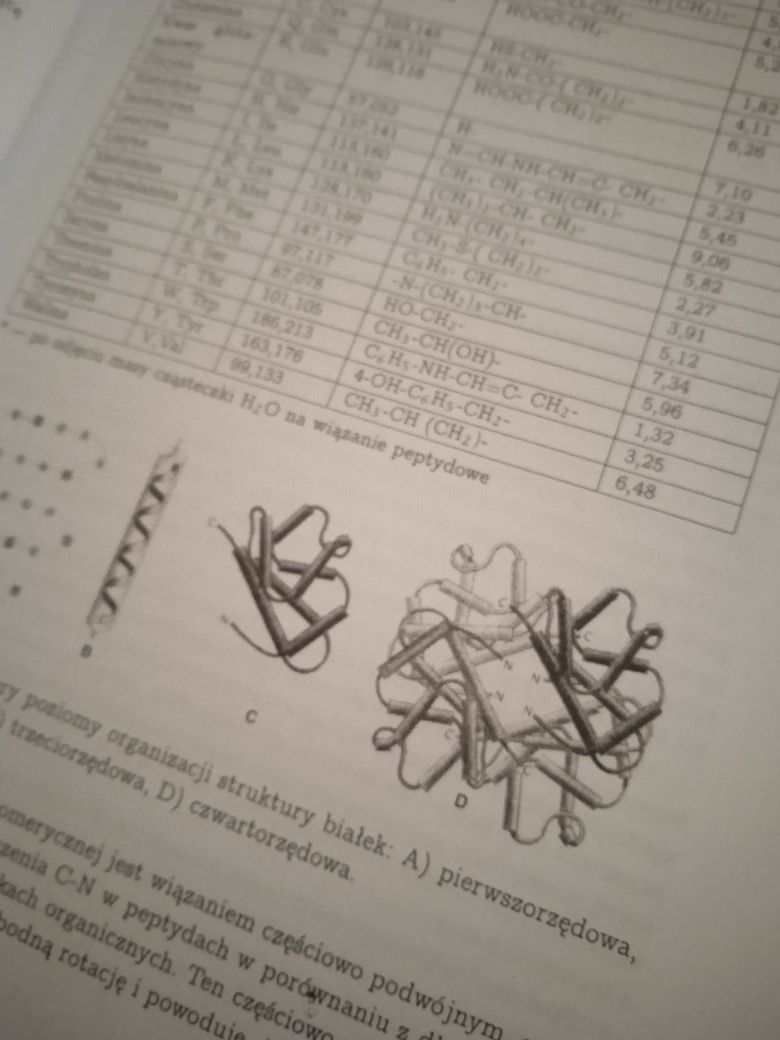 Wprowadzenie do chemii białek | chemia, biochemia, UJ