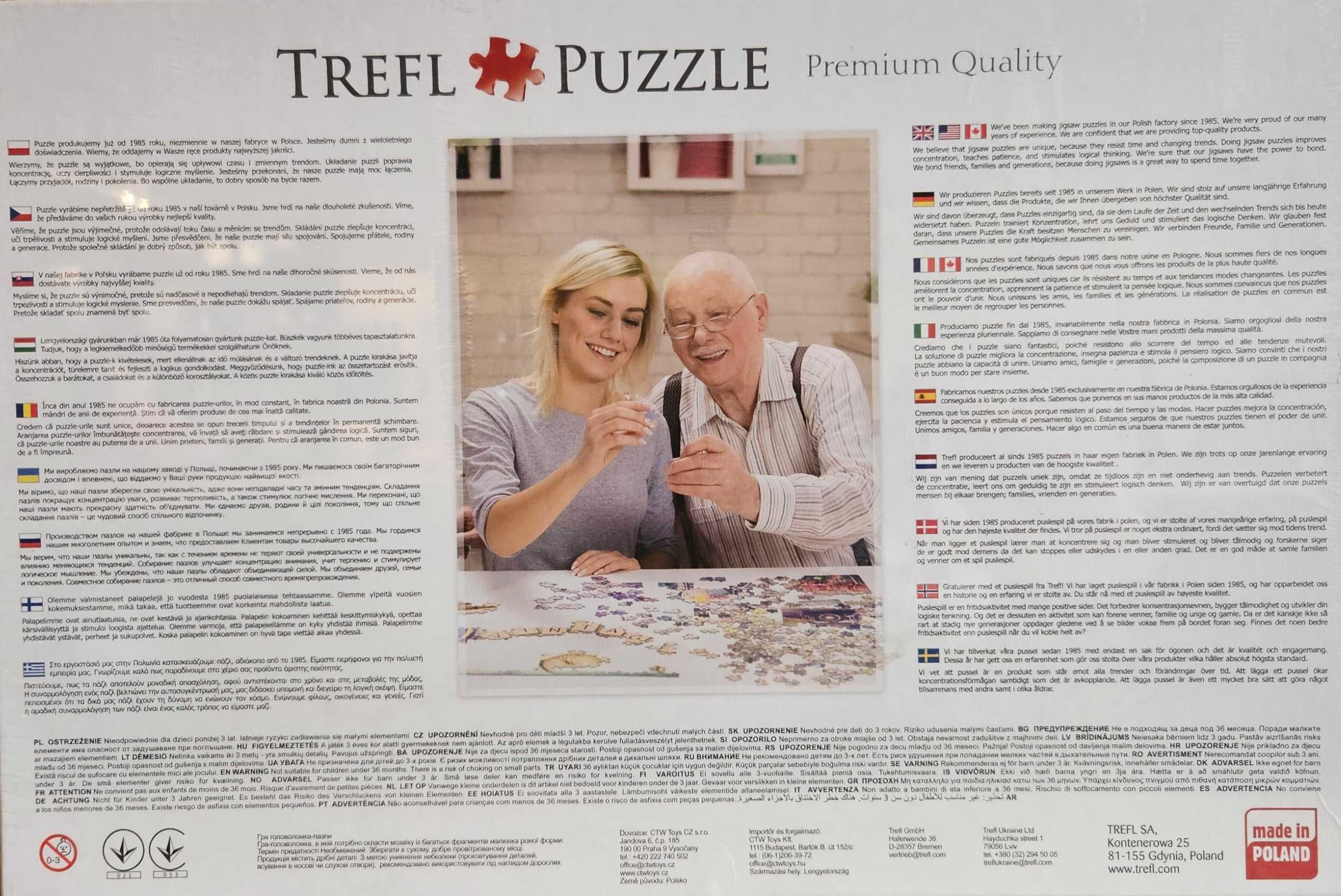 Puzzle Trefl 1000 elementów.