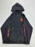 зип худи Balenciaga Burning Unity Washed zip up