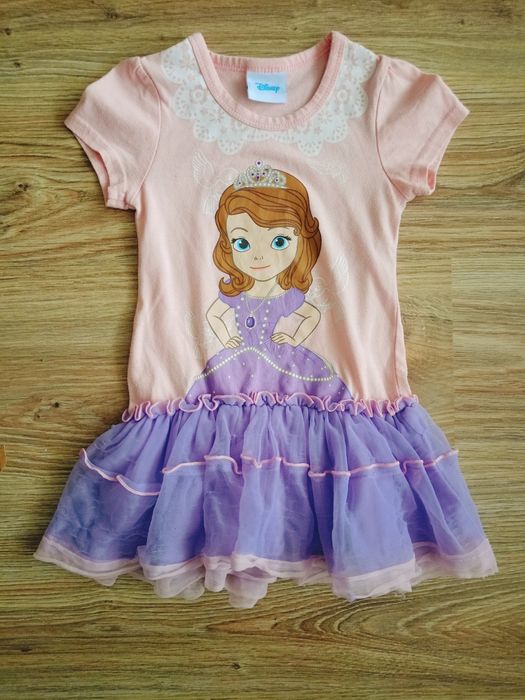 Sukienka balowa, wizytowa Disney Kraina Lodu rozm 92/98