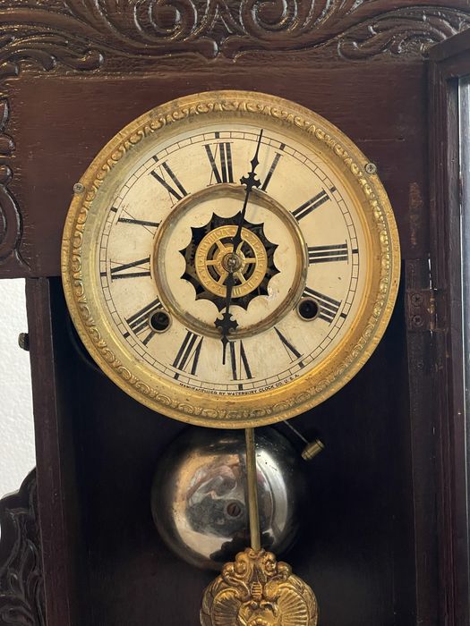 Relogio de pendulo antigo - Waterbury Clock