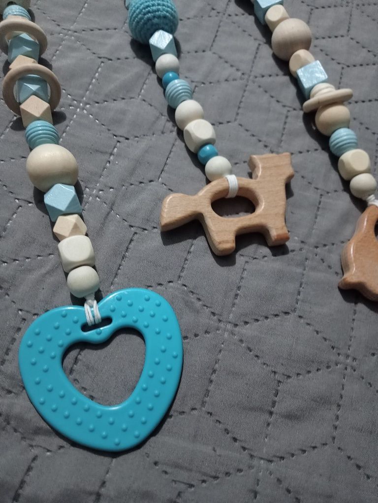 PROMOCJA Zawieszki gryzaki handmade do stojaka Baby gym