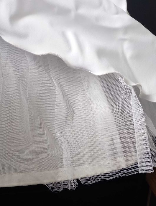 Sukienka komunijna, dwa bolerka