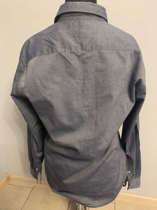 Tommy Hilfiger logowana, elegancka koszula r. M Extra stan, bawełna