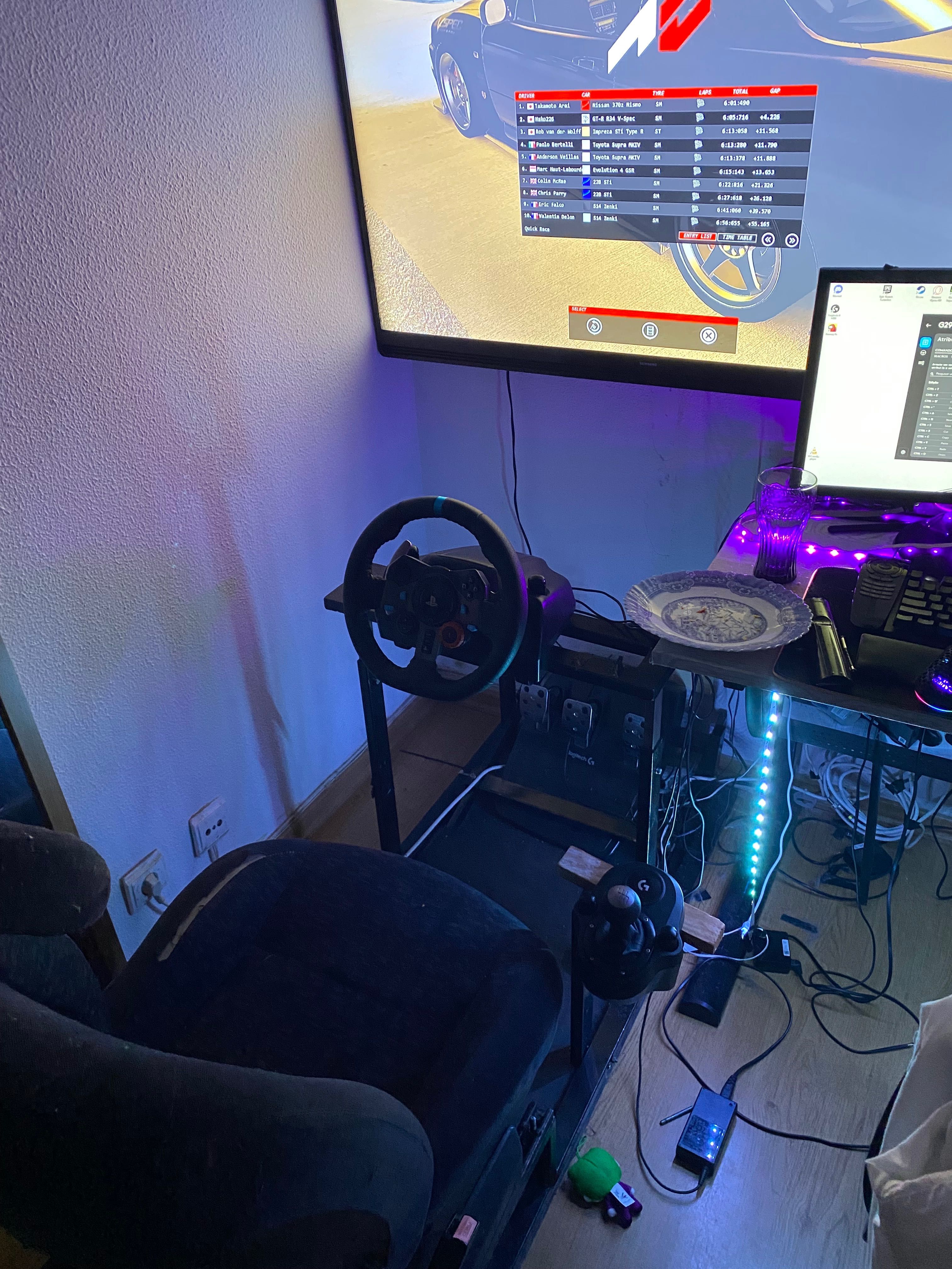 Simulador de corrida G29 com Base