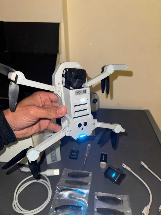 Drone 2 baterias, 6km distância, gimbal estabilidade 4k