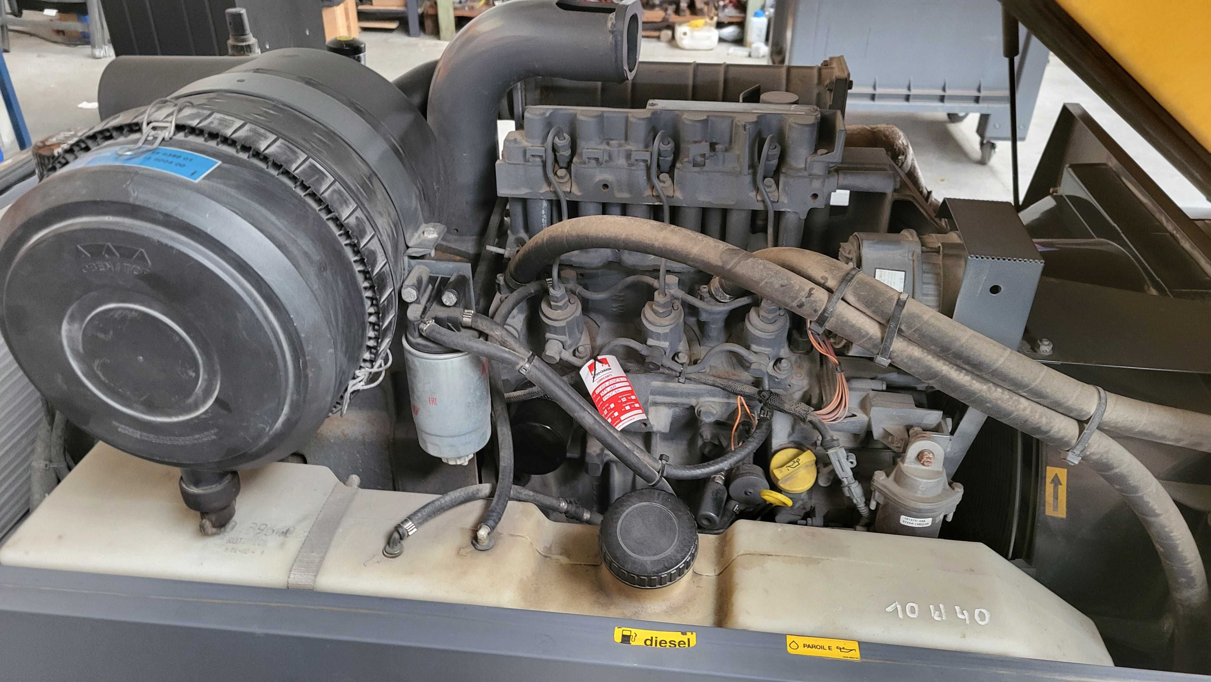 Kompresor Atlas Copco XAS97 5,3m3 2014r,360mh+osuszacz powietrza.