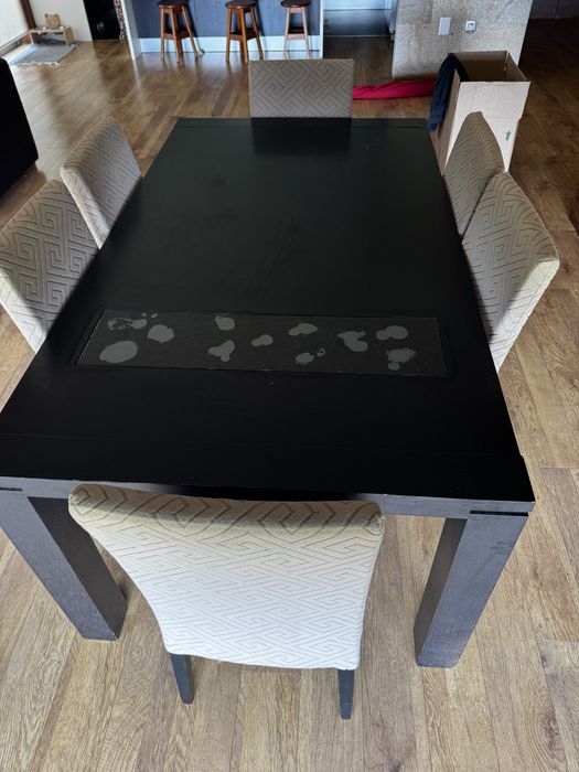 Mesa jantar com cadeiras