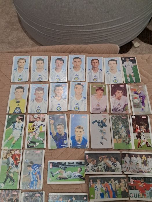 Колекційні картки, карточки про легендарний склад ДИНАМО КИЇВ