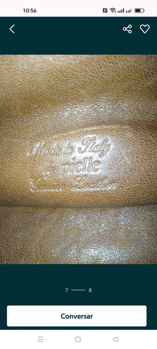 Mala de homem em pele Italiana