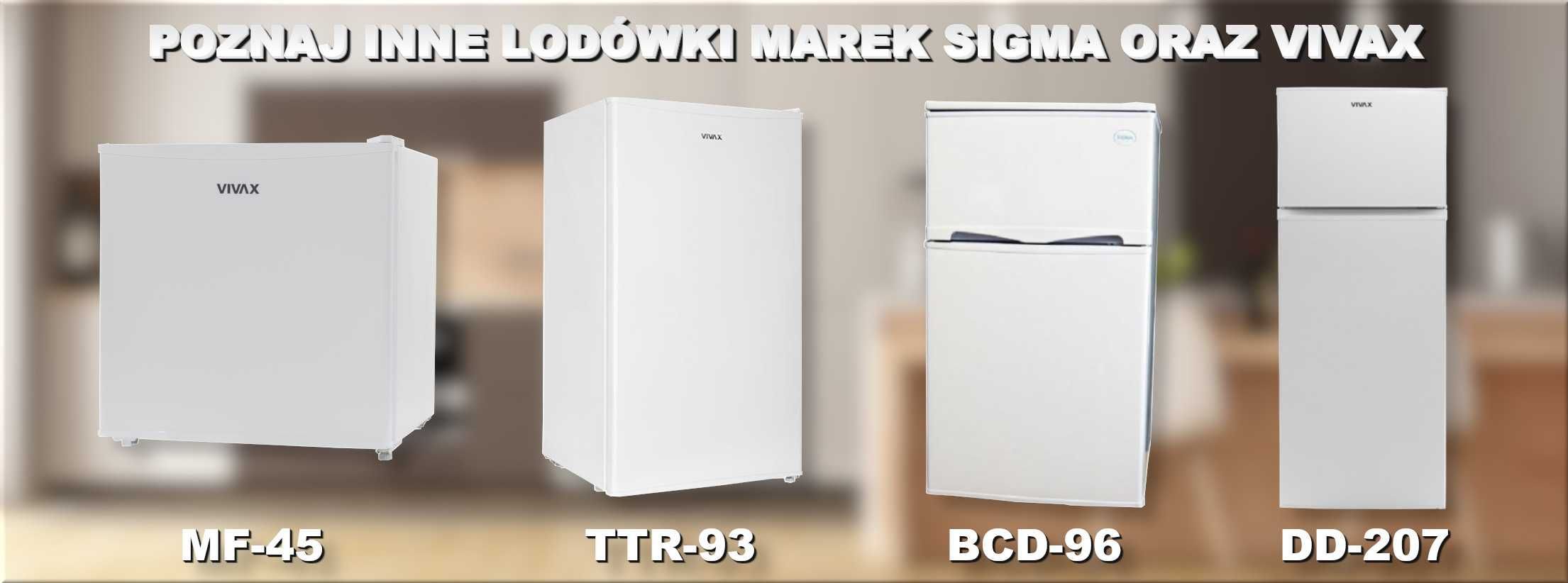 Mała lodówka Biurowa  Hotelowa Vivax TTL-93 hotelowa podblatowa