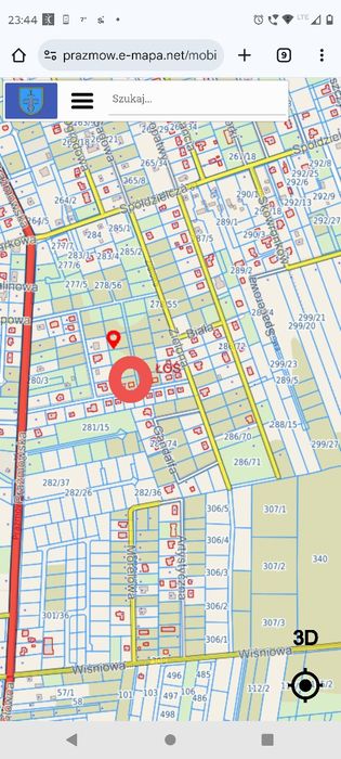 Działka budowlana Łoś