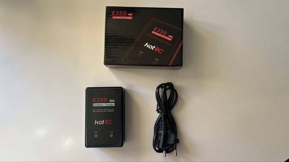 Зарядное устройство HotRc E350 25W балансировочное для акб LiPo 2s/3s