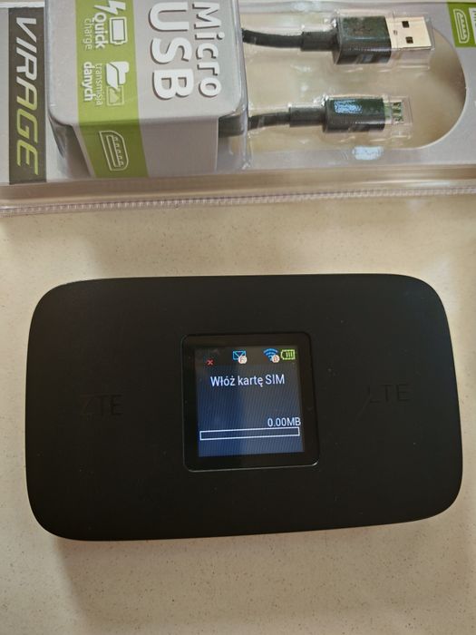 Zte Router mobilny modem LTE na kartę SIM wejście na antenę 4G mifi